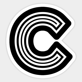 Letter C Sticker